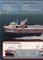 Centre-fold pages showing how the SRN4 Super 4 (Mk III) hovercraft works, and specifications of it
